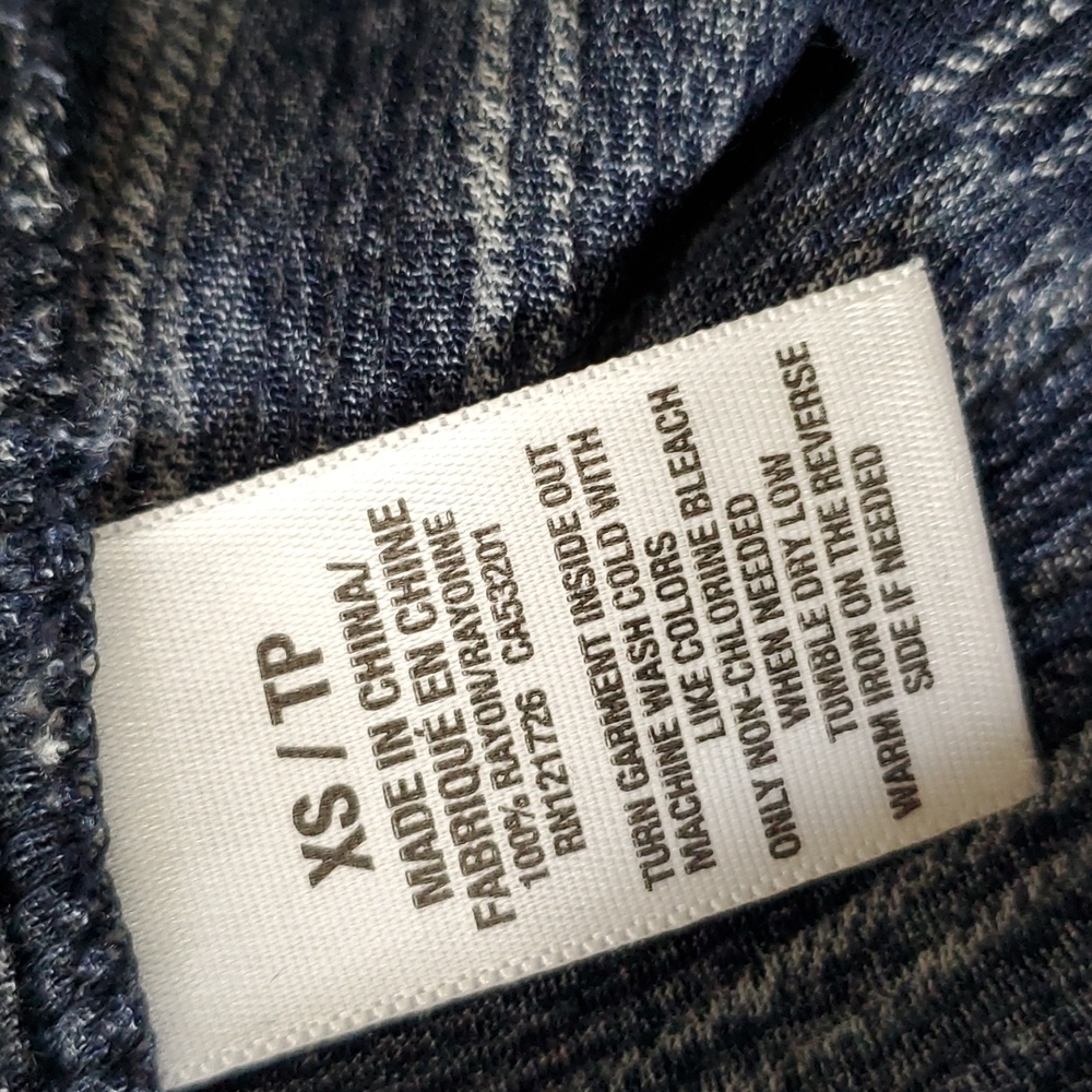 Aeropostale Off The Shoulders Navy Dress - Picture 7 of 8